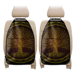 Druidic Yggdrasil Tree Print Car Seat Organizers