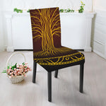 Druidic Yggdrasil Tree Print Dining Chair Slipcover