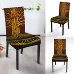 Druidic Yggdrasil Tree Print Dining Chair Slipcover