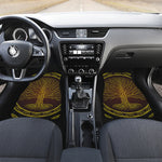 Druidic Yggdrasil Tree Print Front and Back Car Floor Mats