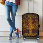 Druidic Yggdrasil Tree Print Luggage Cover