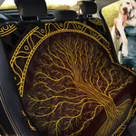Druidic Yggdrasil Tree Print Pet Car Back Seat Cover