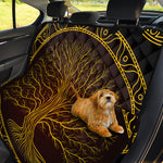 Druidic Yggdrasil Tree Print Pet Car Back Seat Cover