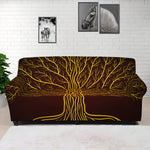 Druidic Yggdrasil Tree Print Sofa Cover