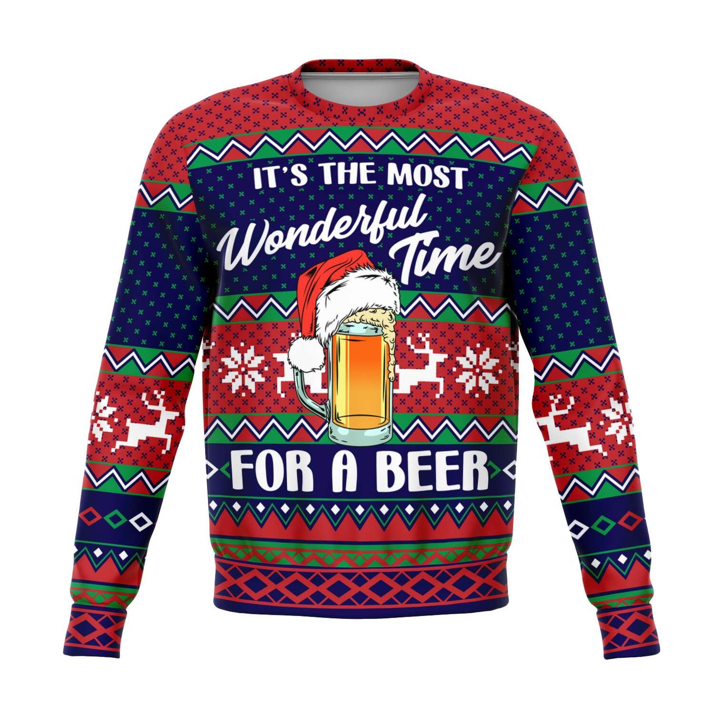 It's The Most Wonderful Time For A Beer Ugly Christmas Sweater