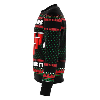 You Sink It You Drink It Ugly Christmas Sweater