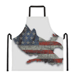 Eagle American Flag Print Apron