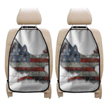 Eagle American Flag Print Car Seat Organizers