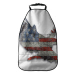 Eagle American Flag Print Car Seat Organizers