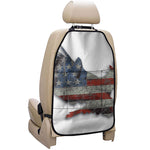 Eagle American Flag Print Car Seat Organizers