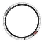 Eagle American Flag Print Car Steering Wheel Cover