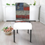 Eagle American Flag Print Dining Chair Slipcover