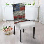 Eagle American Flag Print Dining Chair Slipcover