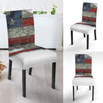 Eagle American Flag Print Dining Chair Slipcover