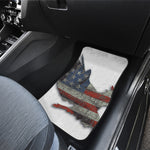 Eagle American Flag Print Front and Back Car Floor Mats