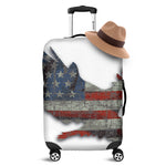 Eagle American Flag Print Luggage Cover
