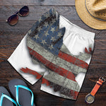 Eagle American Flag Print Men's Shorts