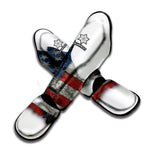 Eagle American Flag Print Muay Thai Shin Guard