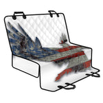 Eagle American Flag Print Pet Car Back Seat Cover