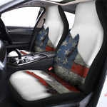Eagle American Flag Print Universal Fit Car Seat Covers