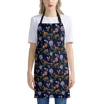 Eagle And Jaguar Pattern Print Apron
