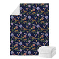 Eagle And Jaguar Pattern Print Blanket