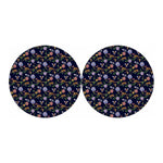 Eagle And Jaguar Pattern Print Car Coasters