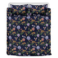 Eagle And Jaguar Pattern Print Duvet Cover Bedding Set