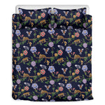 Eagle And Jaguar Pattern Print Duvet Cover Bedding Set