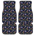 Eagle And Jaguar Pattern Print Front and Back Car Floor Mats