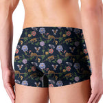 Eagle And Jaguar Pattern Print Men's Boxer Briefs