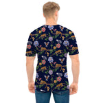 Eagle And Jaguar Pattern Print Men's T-Shirt