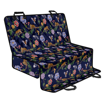 Eagle And Jaguar Pattern Print Pet Car Back Seat Cover