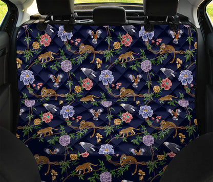 Eagle And Jaguar Pattern Print Pet Car Back Seat Cover