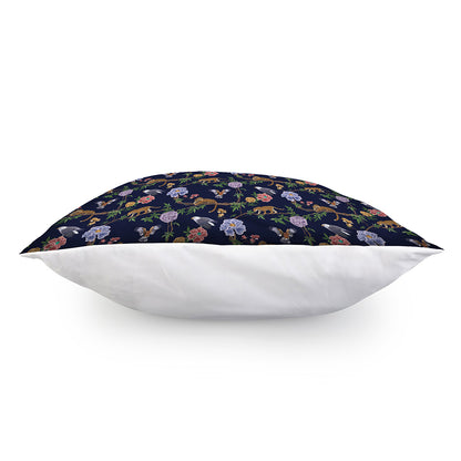 Eagle And Jaguar Pattern Print Pillow Cover