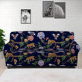 Eagle And Jaguar Pattern Print Sofa Cover