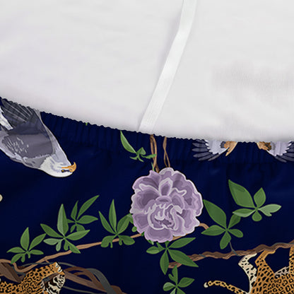 Eagle And Jaguar Pattern Print Sofa Cover