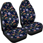 Eagle And Jaguar Pattern Print Universal Fit Car Seat Covers
