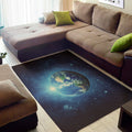 Earth And Space Print Floor Mat