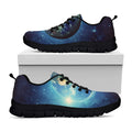 Earth And Space Print Black Running Shoes
