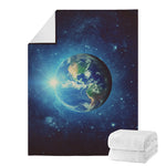 Earth And Space Print Blanket
