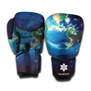 Earth And Space Print Boxing Gloves