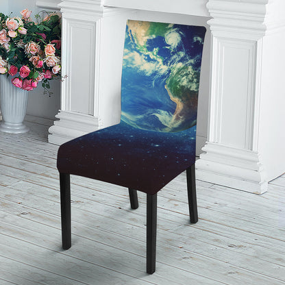 Earth And Space Print Dining Chair Slipcover
