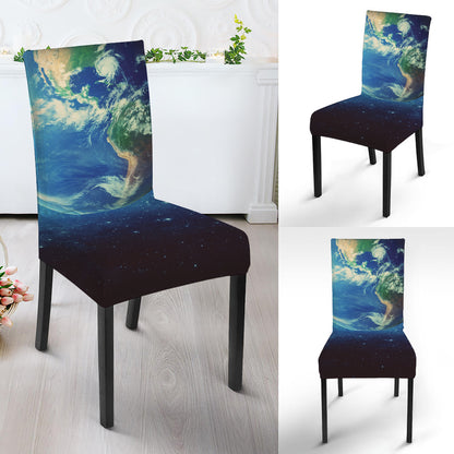 Earth And Space Print Dining Chair Slipcover