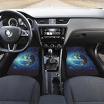 Earth And Space Print Front and Back Car Floor Mats