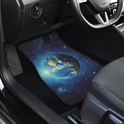 Earth And Space Print Front Car Floor Mats