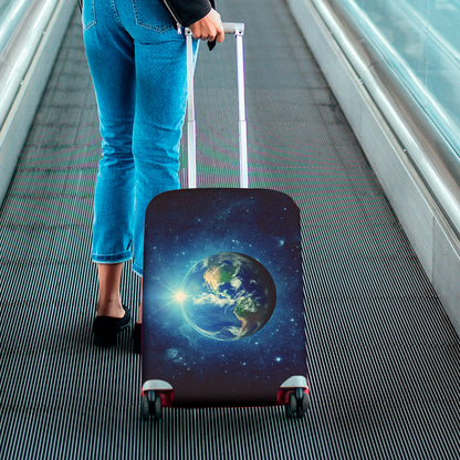 Earth And Space Print Luggage Cover