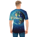 Earth And Space Print Men's T-Shirt