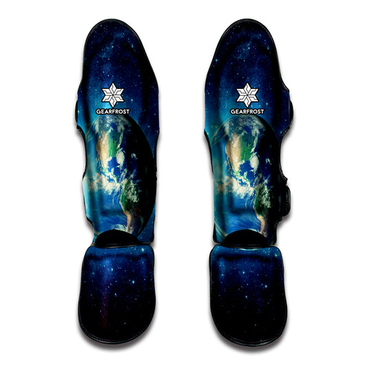 Earth And Space Print Muay Thai Shin Guard