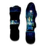 Earth And Space Print Muay Thai Shin Guard